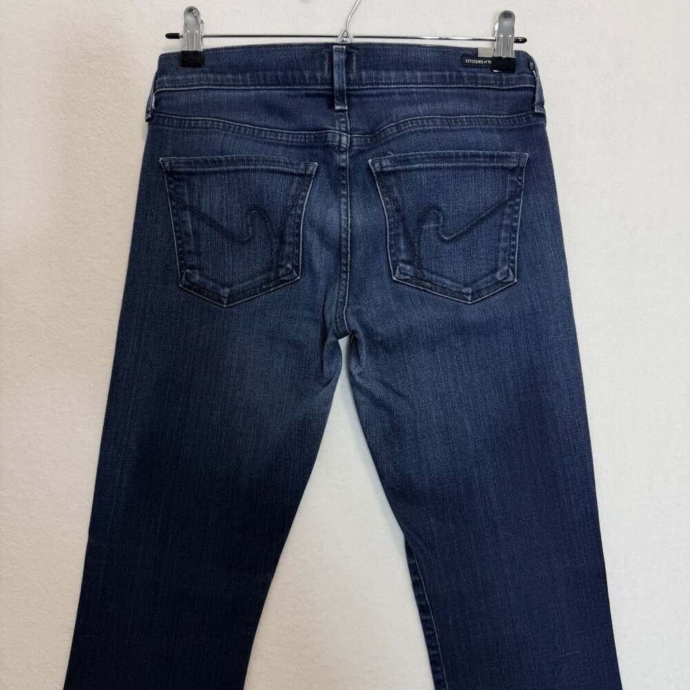 Citizens of Humanity Womens Dark Wash Bootcut Flare Jeans Sz 27 Mid Rise Stretch - Picture 6 of 16